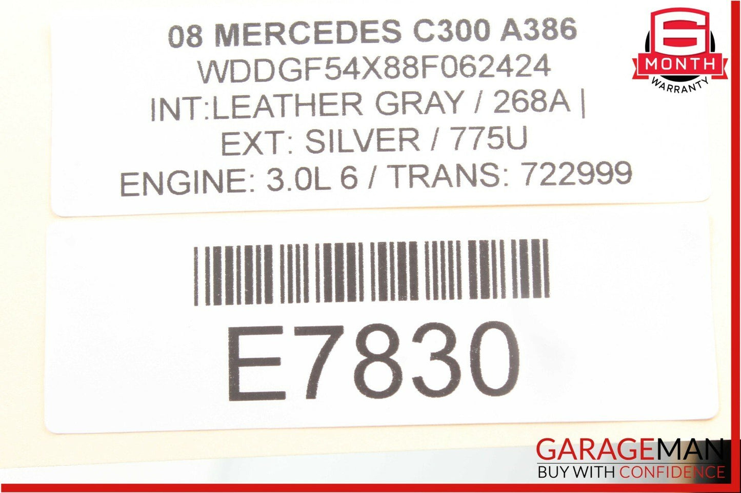 08-11 Mercedes W204 C300 C250 Rear Left Driver Side Exterior Door Handle Silver