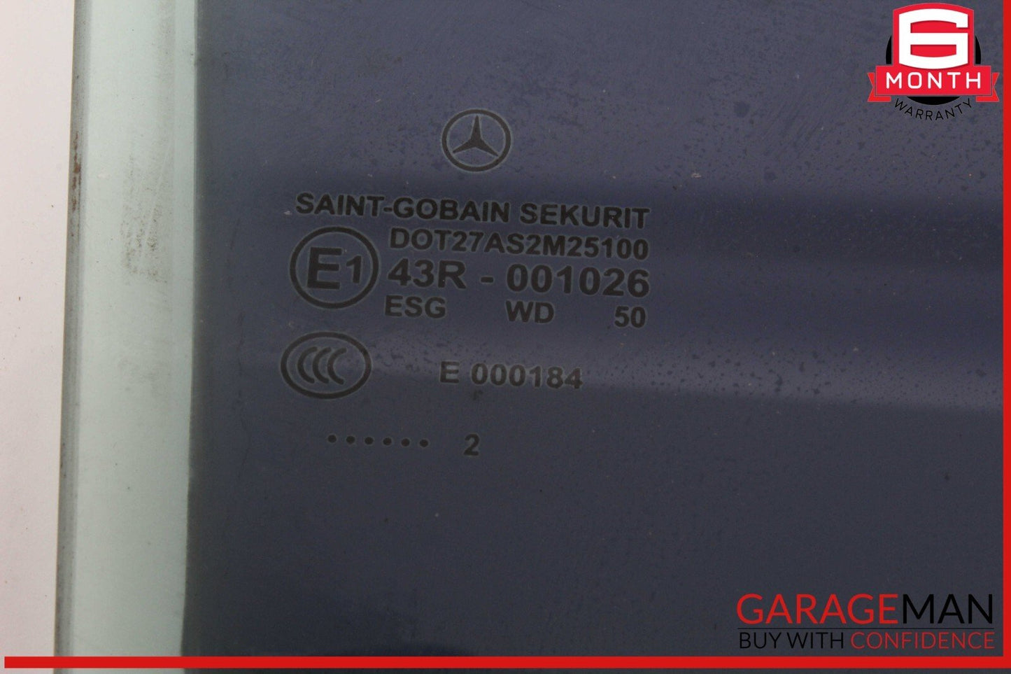 12-18 Mercedes W218 CLS550 Rear Right Passenger Side Door Window Auto Glass OEM