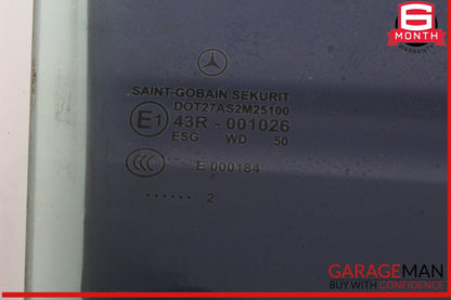 12-18 Mercedes W218 CLS550 Rear Right Passenger Side Door Window Auto Glass OEM