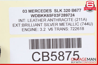 97-04 Mercedes R170 SLK320 Right Side Convertible Roof Lock Latch Actuator OEM