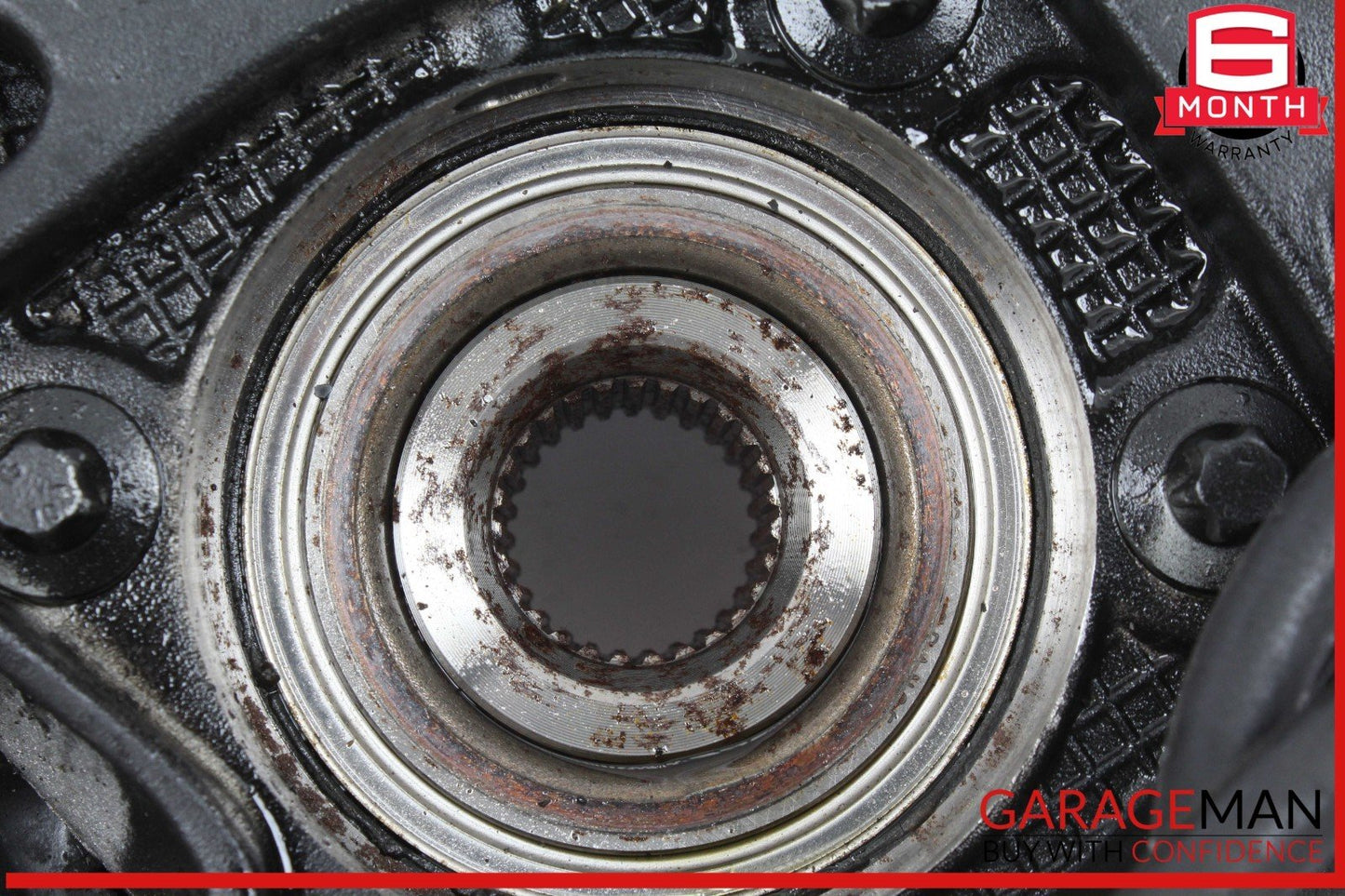 03-12 Mercedes R230 SL500 Rear Left Side Spindle Knuckle Hub w/ Rotor Disc OEM