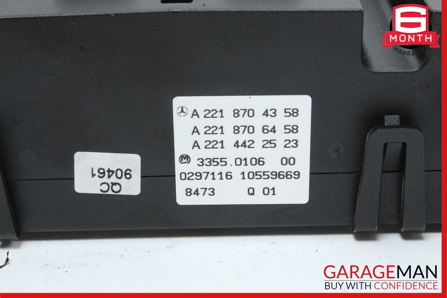 07-13 MERCEDES W221 S550 CL550 S63 AMG A/C AC HEATER CLIMATE CONTROL SWITCH OEM