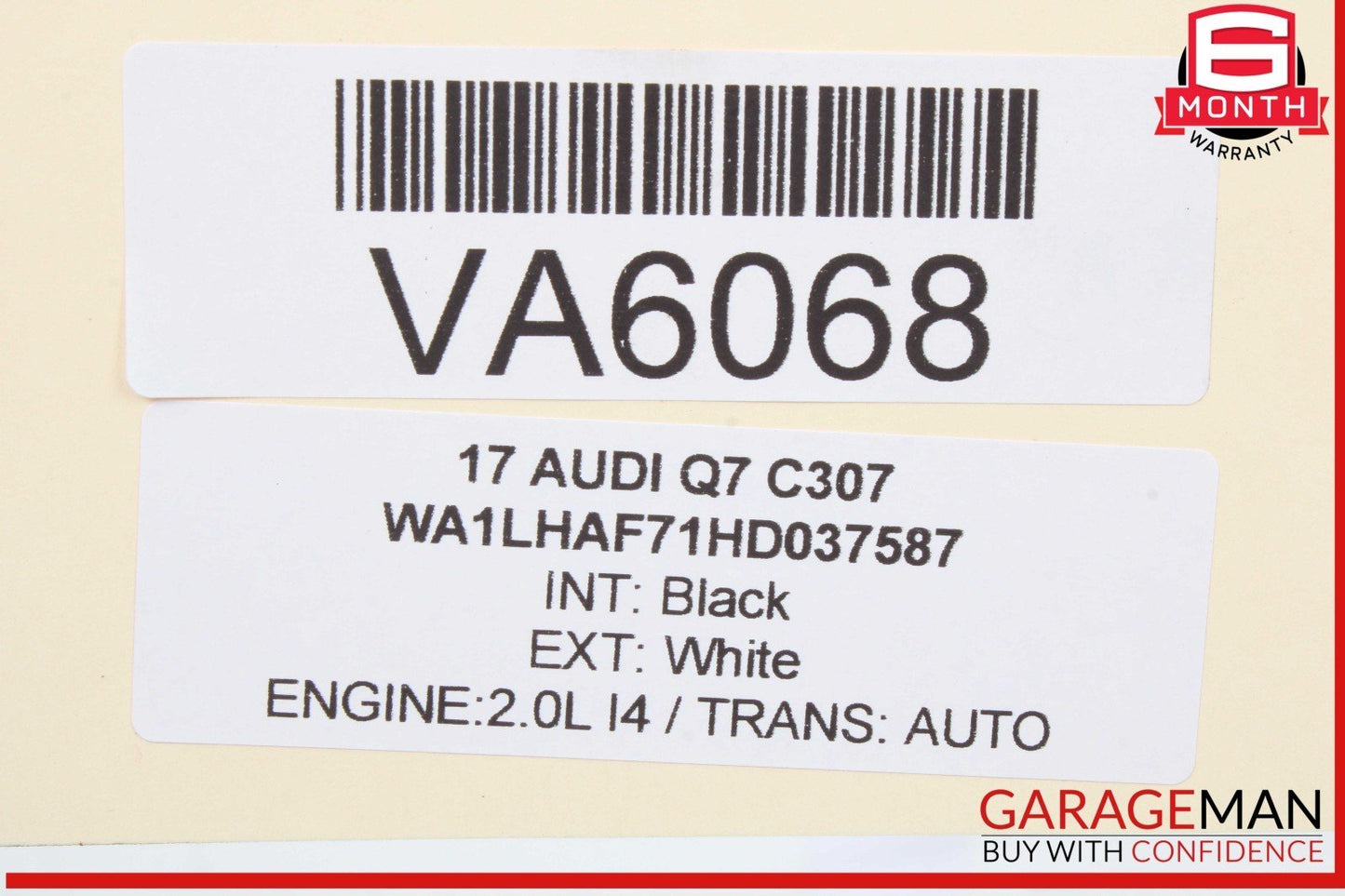17-23 Audi Q7 Rear Right Passenger Side Trunk Tailgate Power Lift Motor OEM