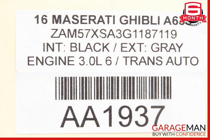 14-17 Maserati Ghibli Anti Lock ABS Brake Pump Module Unit 670032973 OEM
