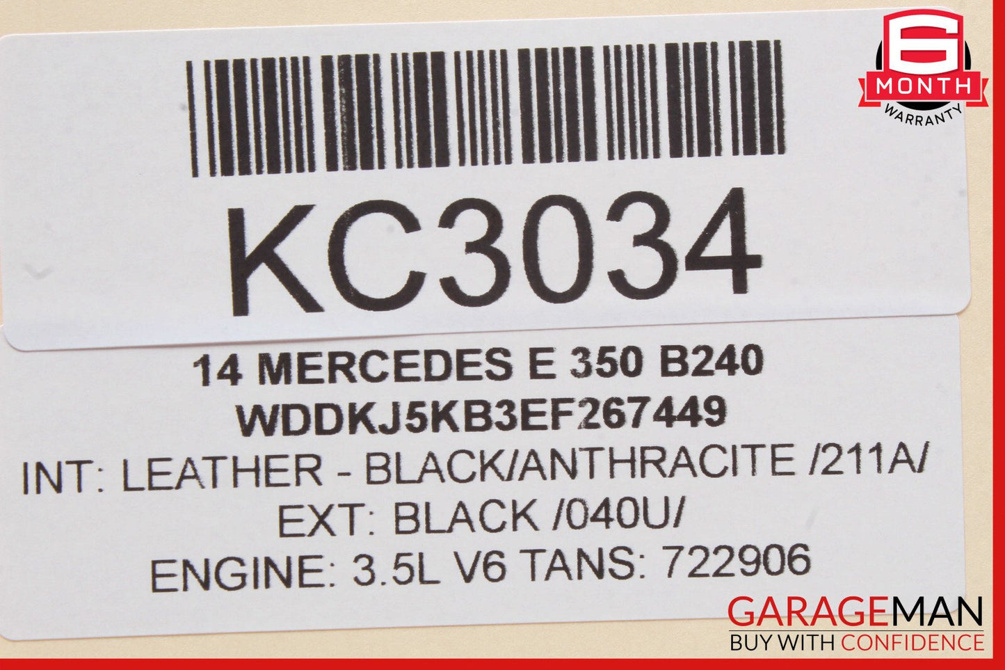 08-18 Mercedes W207 E350 CLS550 SLK250 Front Right Side Door Control Module OEM