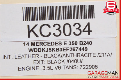 08-18 Mercedes W207 E350 CLS550 SLK250 Front Right Side Door Control Module OEM