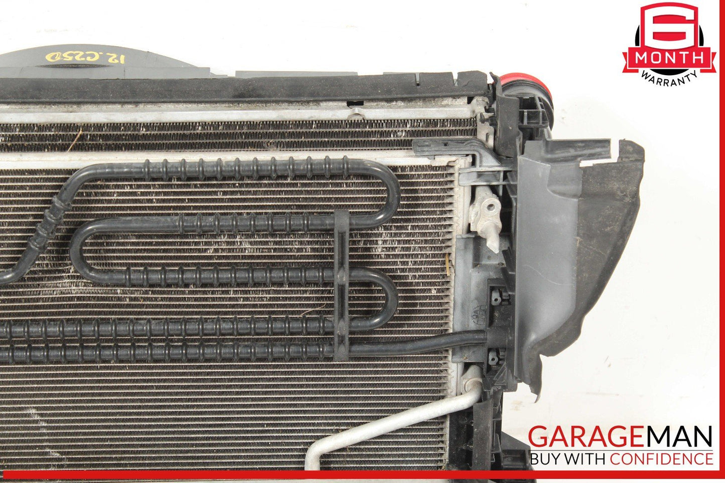 12-14 Mercedes W212 E550 C250 Engine Radiator Condenser Cooling Fan Motor Assy