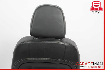 09-17 Audi Q5 Front Left Side Complete Seat Cushion Cover Assembly Black
