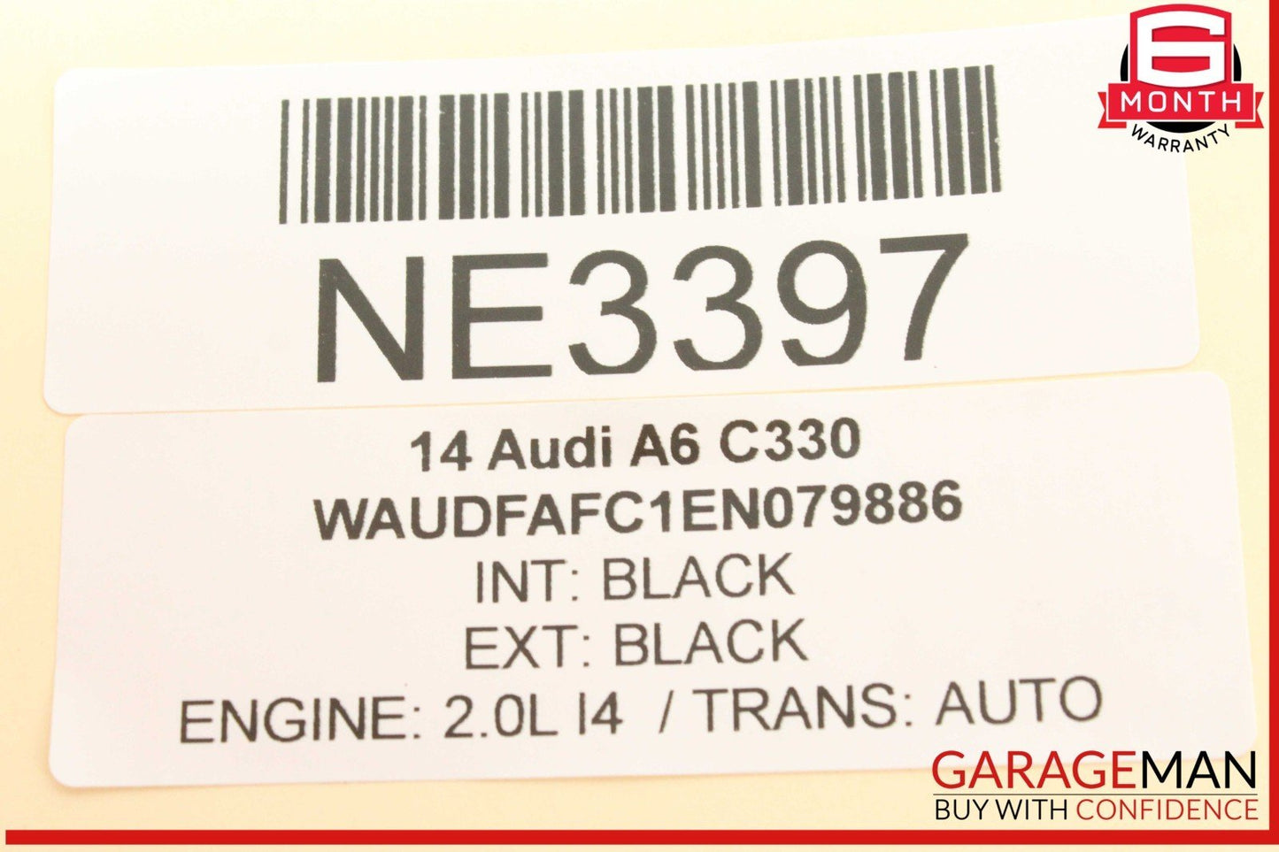 09-18 Audi A6 A7 A4 Rear Right Passenger Side Upper Control Arm 8K0505324H OEM