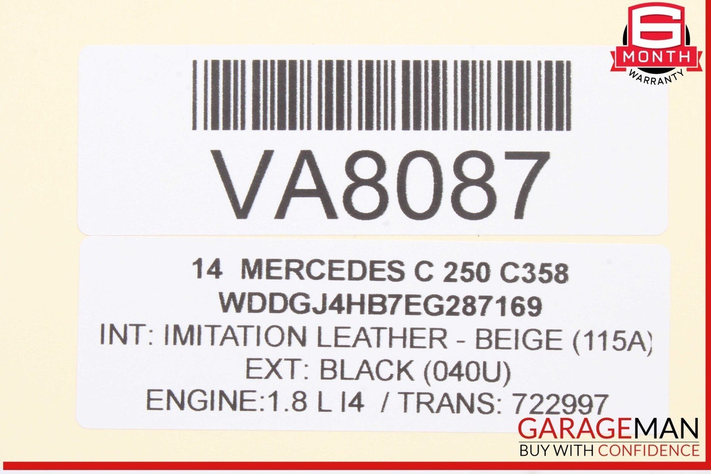 08-18 Mercedes W204 C250 C300 Front Left Side Door Control Module Unit OEM