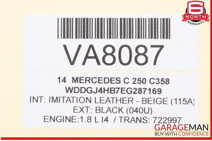 08-18 Mercedes W204 C250 C300 Front Left Side Door Control Module Unit OEM