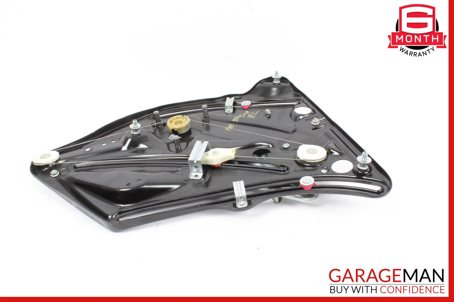 10-17 Mercedes W207 E350 Rear Left Door Window Regulator Frame w/o Motor OEM