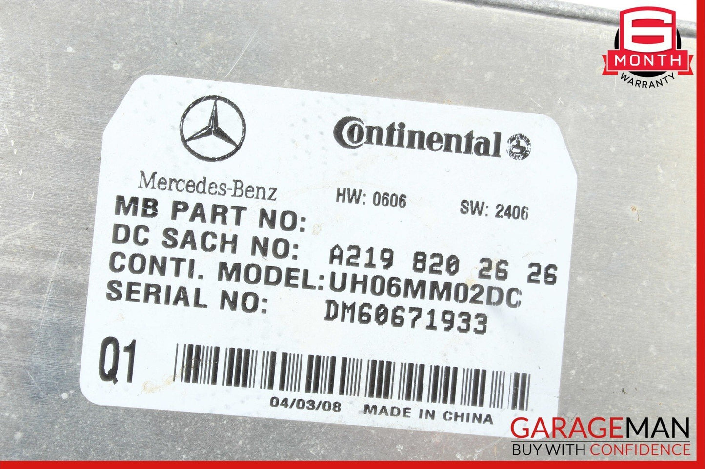 06-12 Mercedes W164 ML550 E350 SL550 Communication Control Module 2198202626 OEM