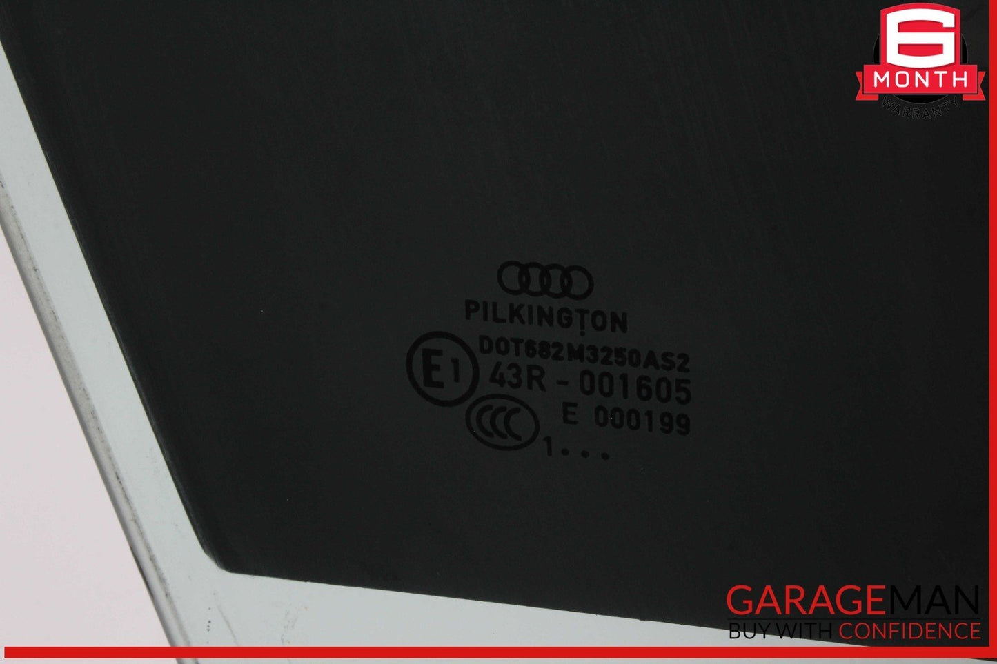 10-16 Audi S4 Front Right Passenger Side Door Window Glass OEM