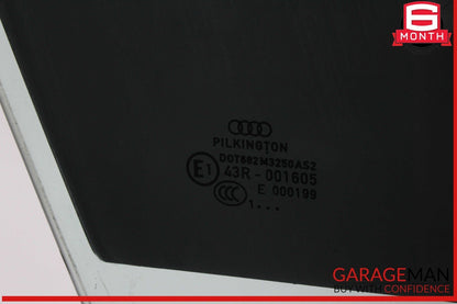 10-16 Audi S4 Front Right Passenger Side Door Window Glass OEM