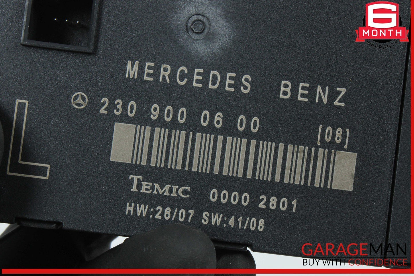 03-12 Mercedes R230 SL500 SL55 AMG Front Left Door Control Module 2308203526 OEM