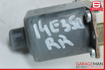 08-16 Mercedes E350 GLK350 E400 C300 Rear Right Door Window Regulator Motor OEM