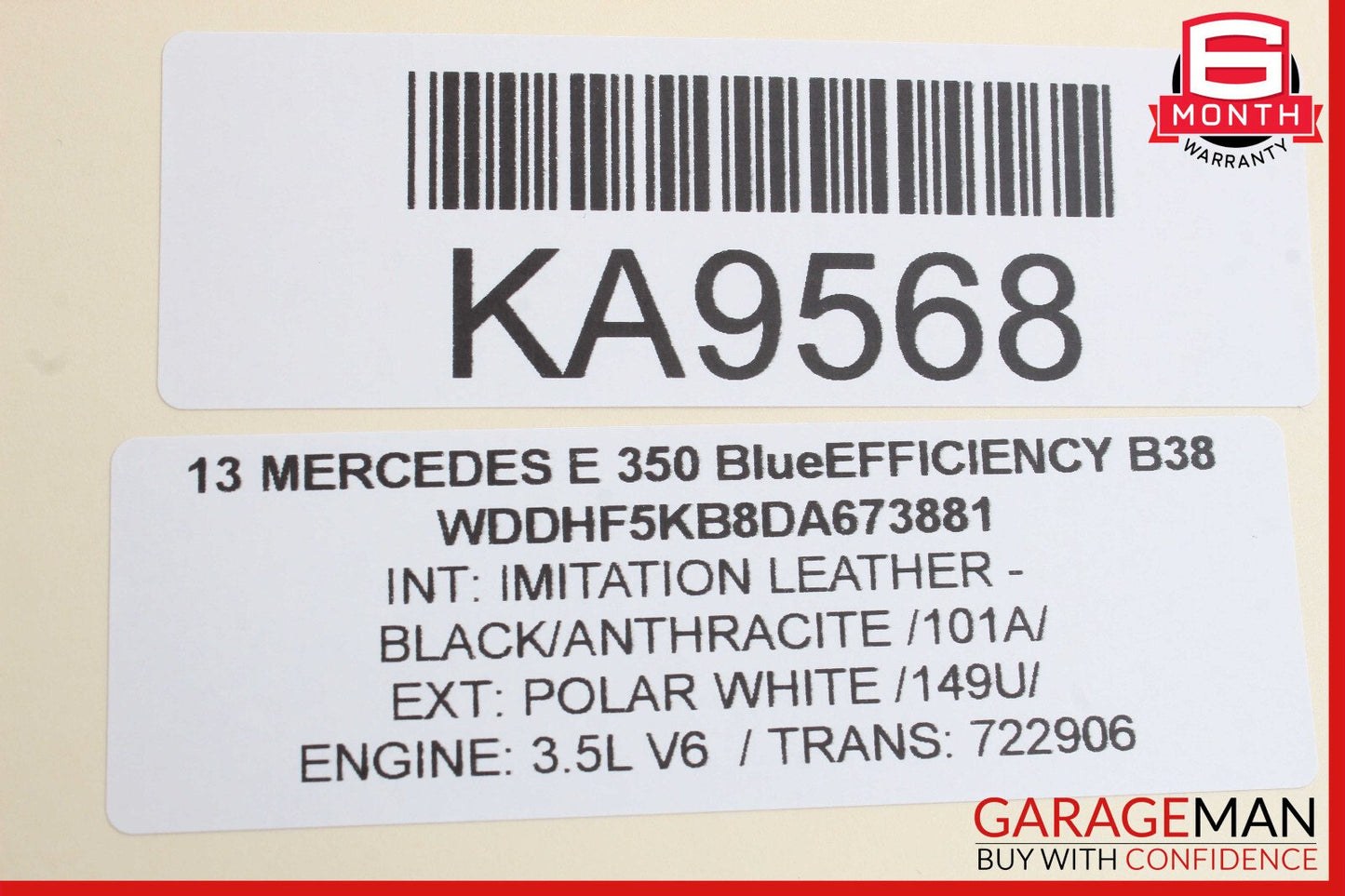 08-18 Mercedes W212 E350 CLS550 C300 Rear Left Side Door Control Module OEM