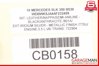 05-11 Mercedes R171 SLK280 SLK350 Radiator Support Bracket Right Side OEM