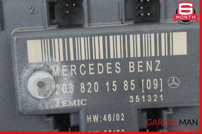 01-07 Mercedes W203 C230 C240 C320 Door Control Module Front Left 2038201585 OEM