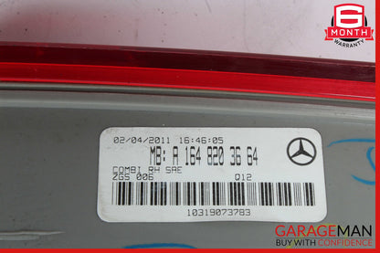 10-12 Mercedes X164 GL450 GL550 Rear Right Side Taillight Tail Light Lamp OEM