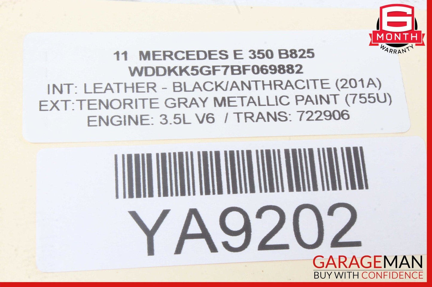 07-18 Mercedes W212 E350 CL550 Rear Left or Right Axle CV Half Shaft OEM