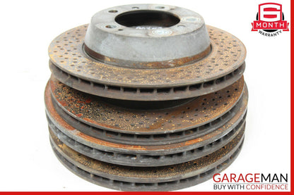 06-12 Porsche Cayman 987 Front & Rear Drilled Slotted Disc Brake Rotor Set of 4