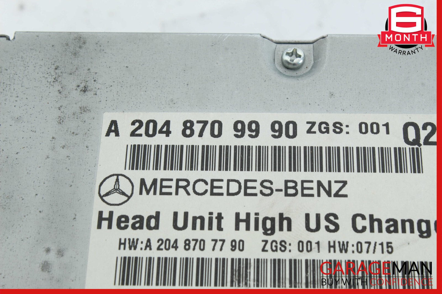 08-11 Mercedes W204 C350 C250 Navigation Command Head Unit DVD CD Audio OEM