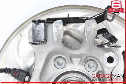 18-24 Audi Q5 Rear Left Driver Side Spindle Knuckle Wheel Hub w/ Rotor Disc OEM