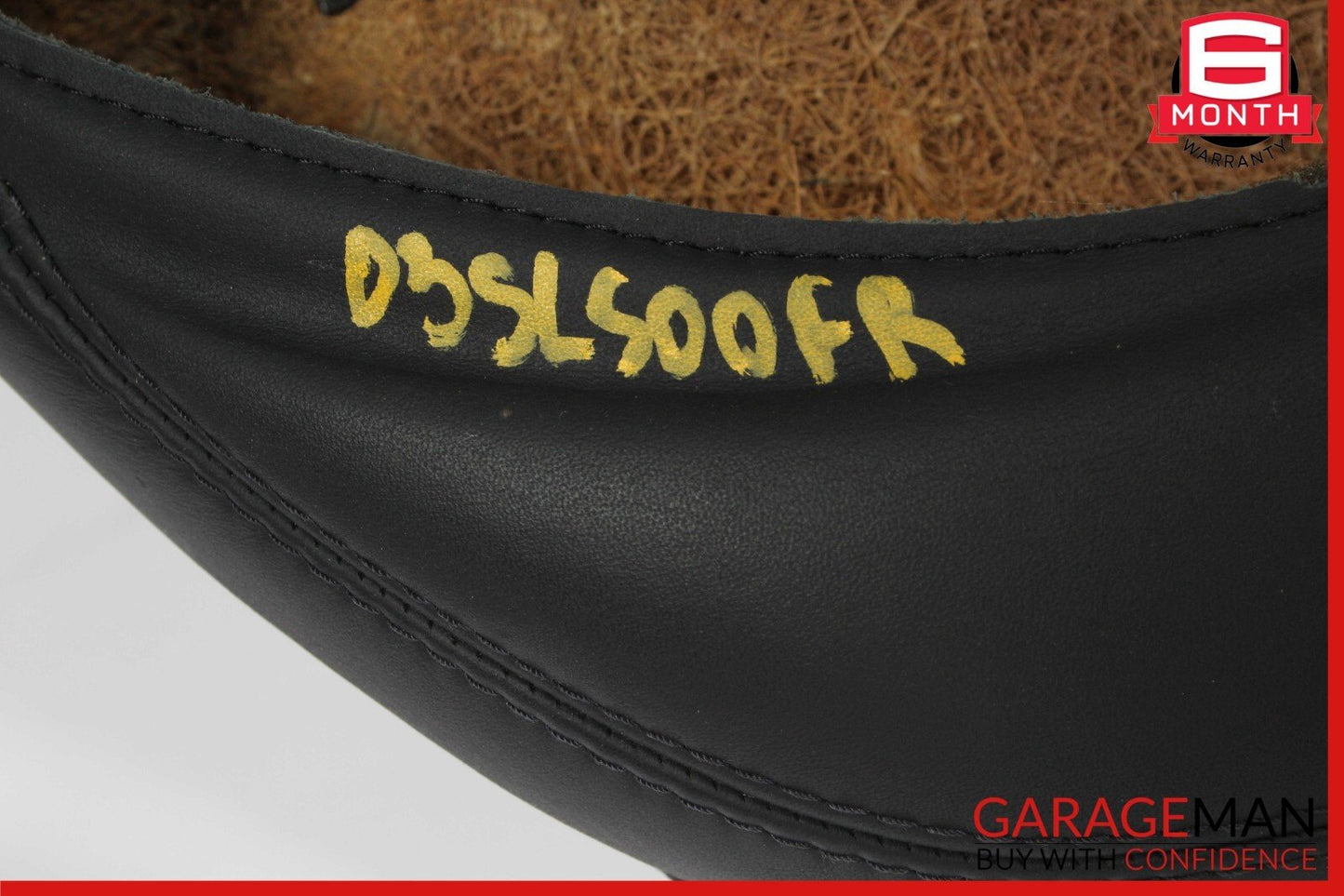 03-08 Mercedes R230 SL500 SL550 Front Right Side Top Upper Seat Cushion Black