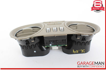 03-06 Mercedes R230 SL500 SL55 AMG Center Dashboard Hazard AC Air Vent Beige OEM