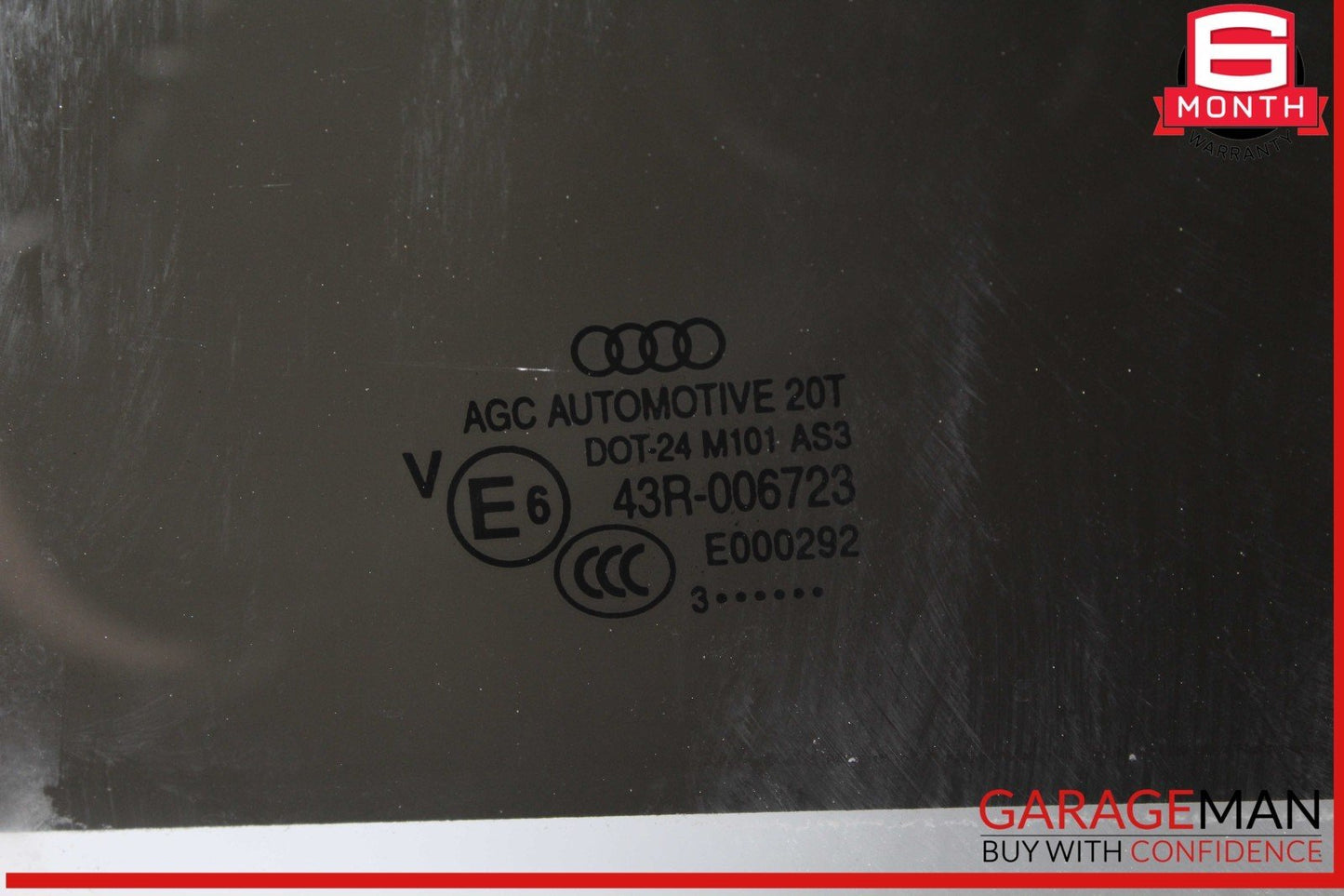 14-17 Audi SQ5 Rear Left Driver Side Door Window Auto Glass OEM