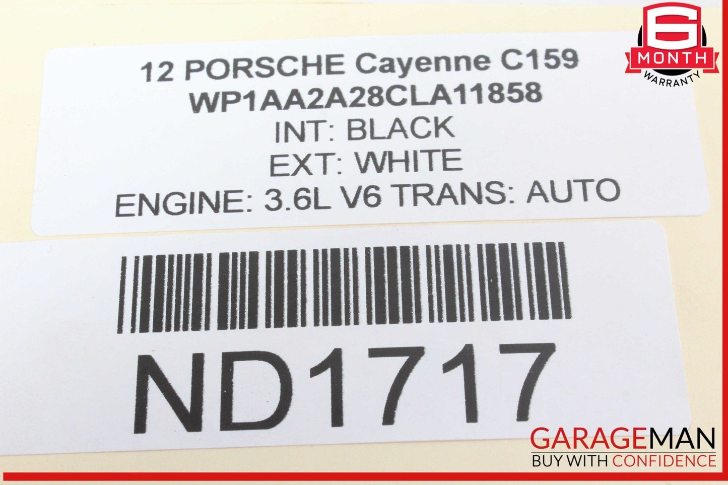 11-18 Porsche Cayenne 958 Rear Right or Left Tie Rod Control Arm OEM