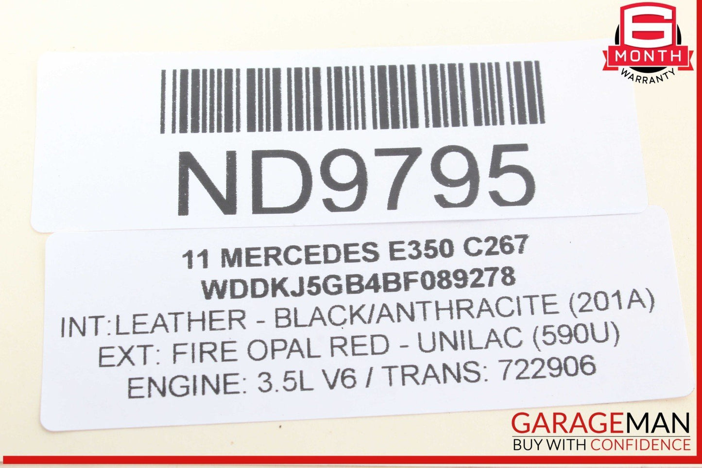 08-17 Mercedes W212 E350 C300 Rear Right or Left Side Upper Control Arm OEM