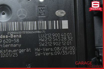 10-11 Mercedes W212 E350 E250 E550 Rear Fuse Relay Box SAM Module Assembly