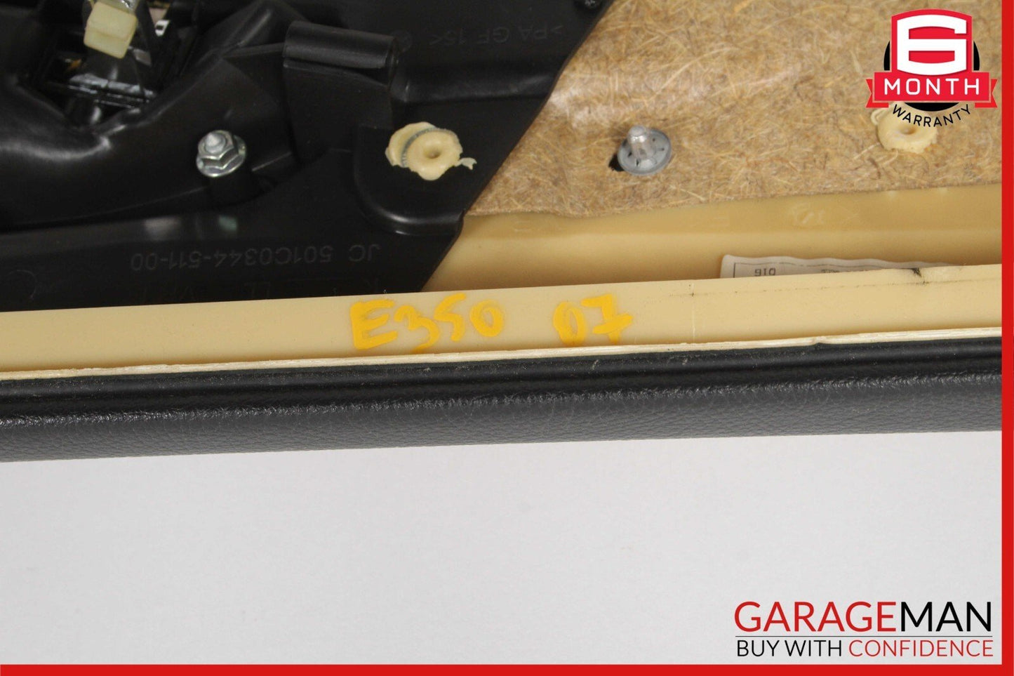 07-09 Mercedes W211 E350 Front Right Complete Interior Door Panel Assembly Beige