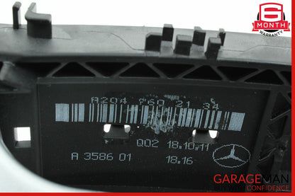 08-14 Mercedes W204 C300 Rear Left Exterior Door Handle w/ Actuator Latch Set