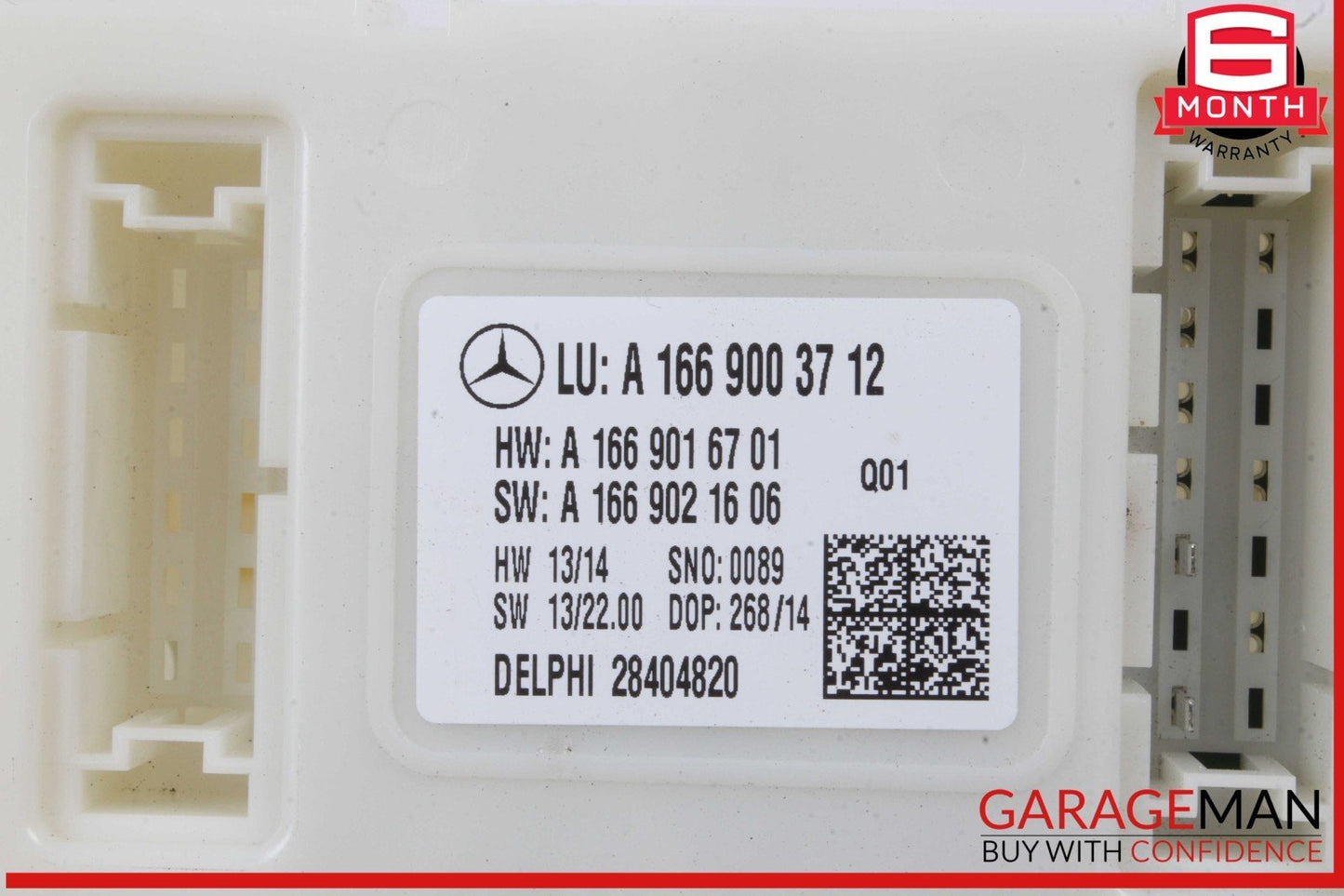 12-15 Mercedes W166 ML350 4MATIC SAM Signal Activation Computer Control Module
