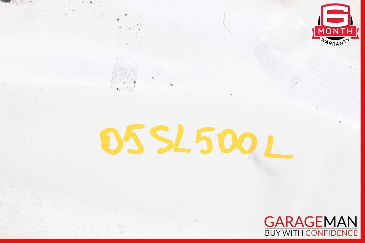 03-12 Mercedes R230 SL500 Rear Left Convertible Roof C Pillar Hinge Cover White