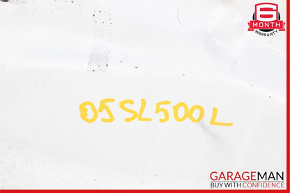 03-12 Mercedes R230 SL500 Rear Left Convertible Roof C Pillar Hinge Cover White