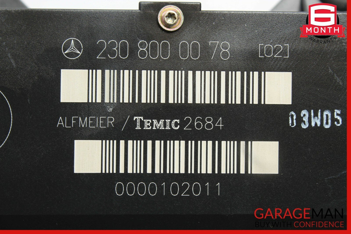 00-09 Mercedes R230 SL500 CL500 Front Left Side Seat Valve Control Block A83 OEM
