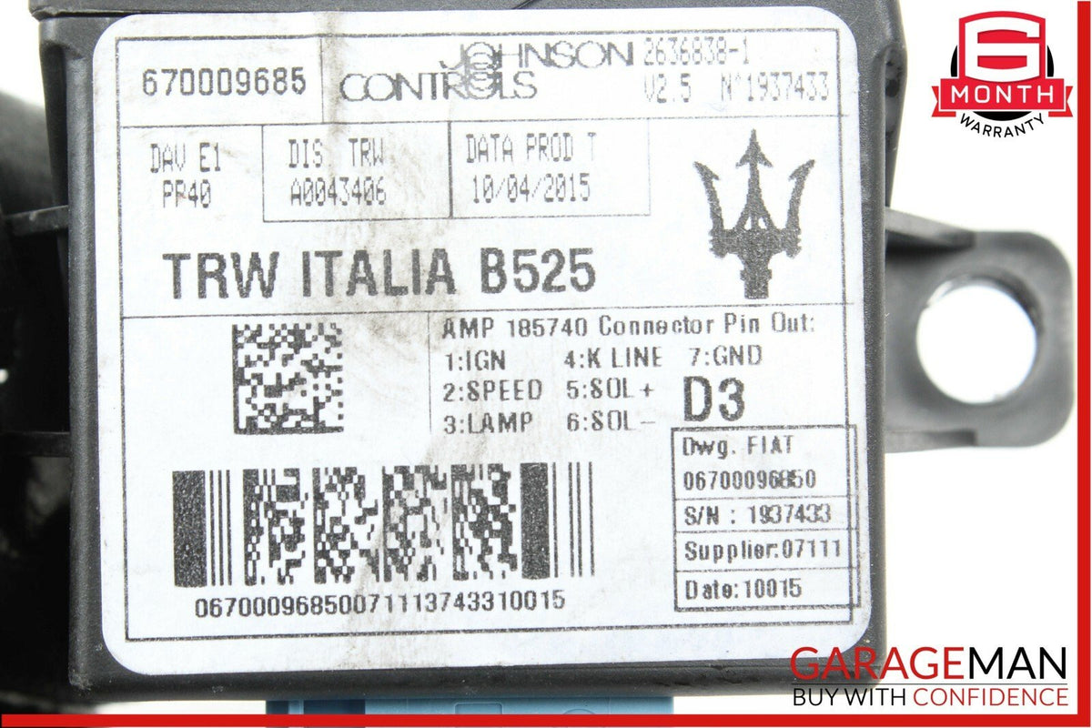 14-18 Maserati Ghibli Quattroporte Power Steering Control Module Unit OEM