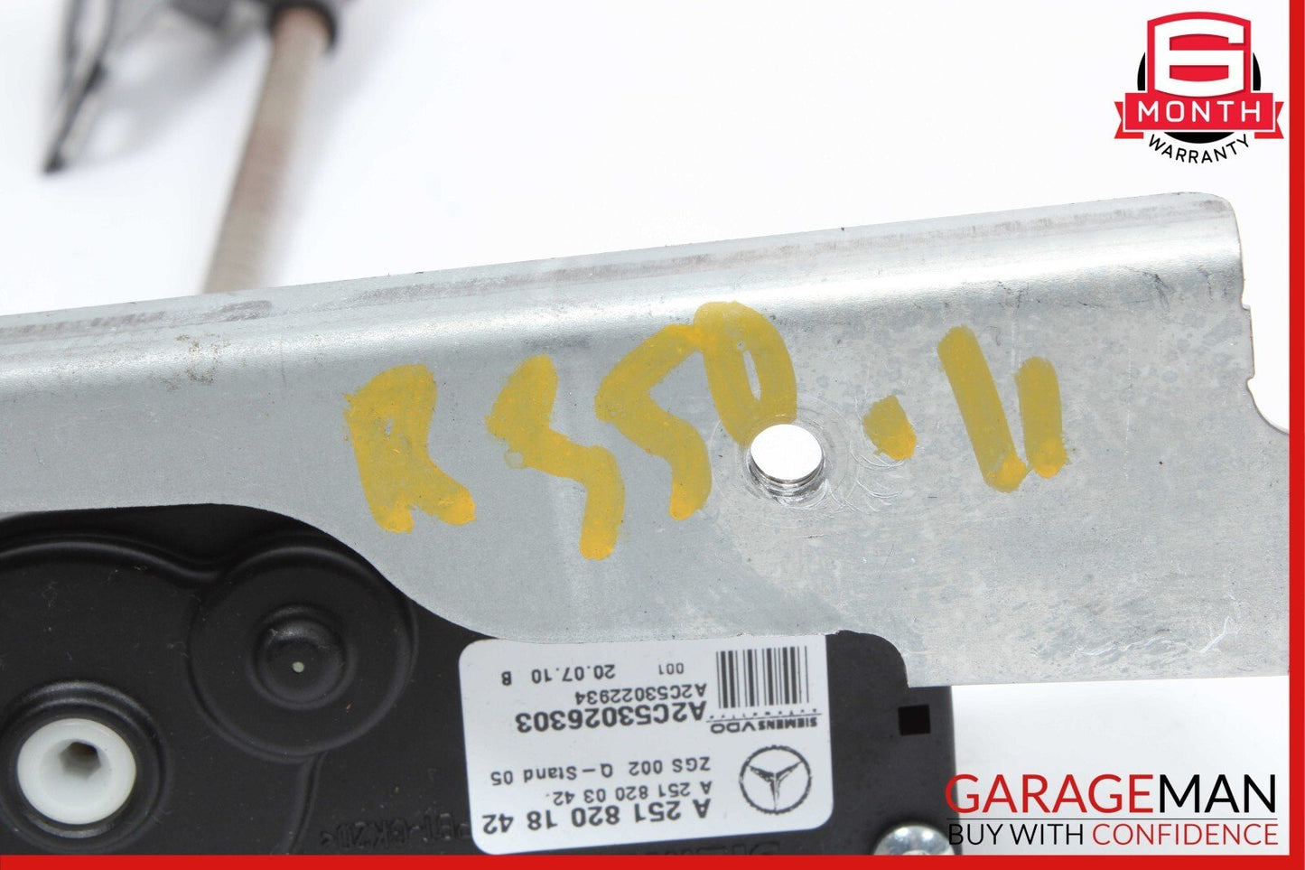 06-13 Mercedes W251 R350 R500 R63 AMG Rear Right Side Quarter Window Motor OEM