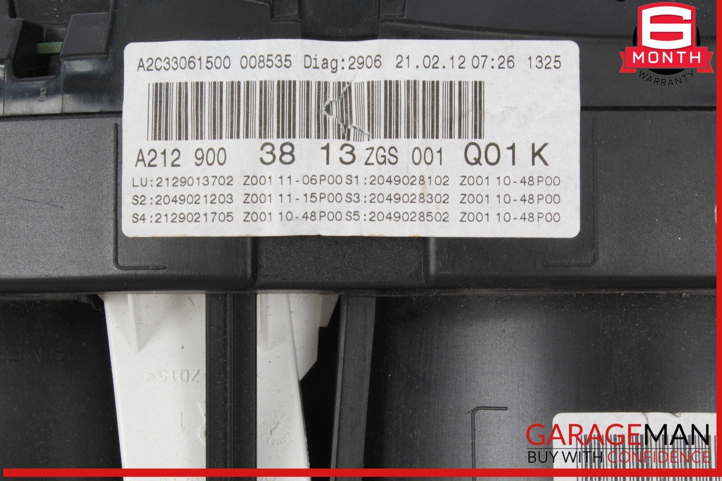 10-13 Mercedes W207 E350 E550 Instrument Cluster Speedometer 2129003813 OEM