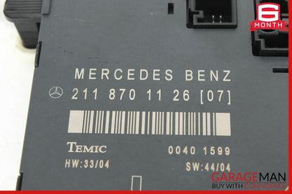 03-09 Mercedes W211 E350 E550 Front Left Driver Side Door Control Module Unit