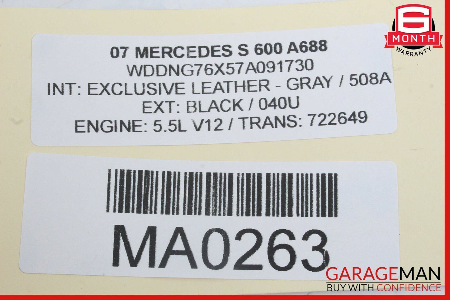 07-09 Mercedes W221 S600 S550 Navigation Command Head Unit CD Audio Player OEM