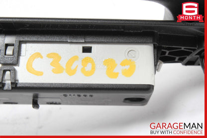 15-20 Mercedes W205 C300 Rear Left Side Roof Grab Handle w/ Lamp Black