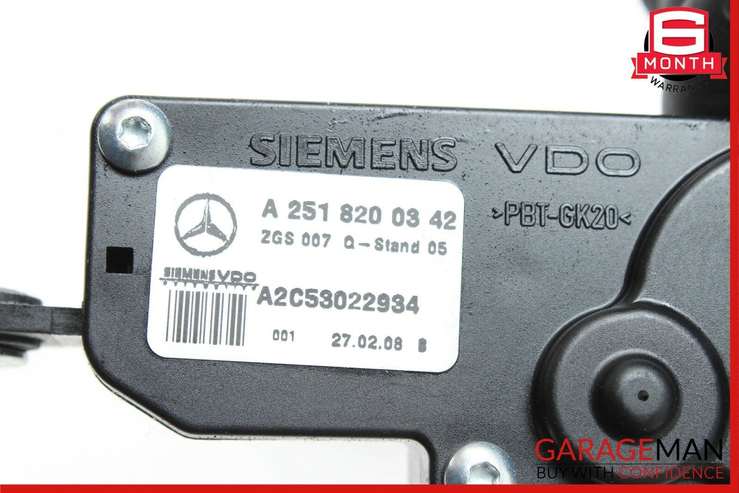 06-12 Mercedes GL450 ML450 R550 Rear Right Quarter Window Regulator Motor OEM