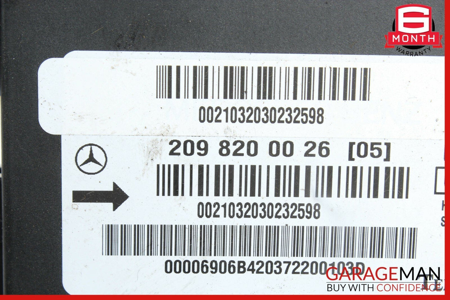 03-09 Mercedes W209 CLK55 AMG Convertible Top Roof Control Module OEM