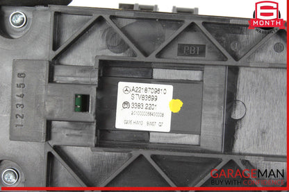 10-13 Mercedes W221 S550 S450 Rear Left Side Window Control Switch Black OEM